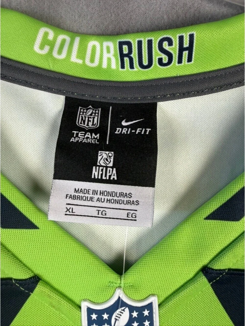 Nike NFL Seattle Seahawks Color Rush #12 Fan Jersey XL (SEE PICTURES)